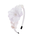 Artificial Flower Baby Hair Bands Fake Flroal Rhinstone Ins Fashion Hair Hoop Princess Girls Accessories Silk Rose Kids Headwear