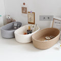 Storage Basket Cotton Rope Natural Soft Frameless Organizer