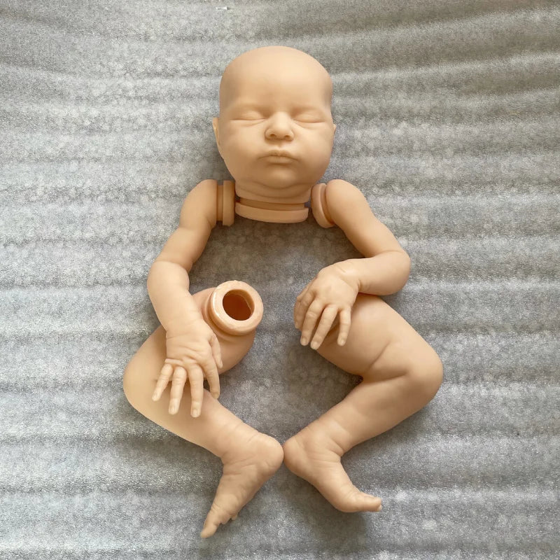Reborn Doll Kit Laura Vinyl Unpainted With Cloth Body