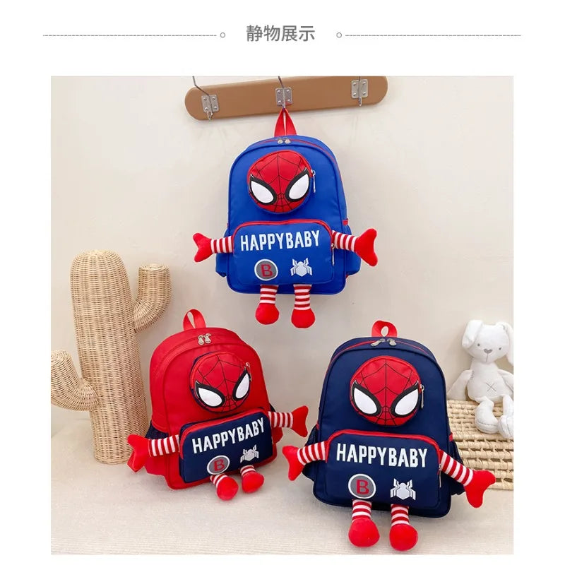 Disney backpack fashion cartoon cute boys and girls backpack lightweight anti-lost kindergarten bag