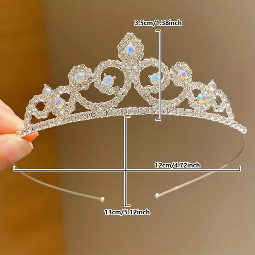 1 Piece Cute Crown Hair Hoop For Girls Kids Birthday Gift 7 To 13 Years Adorable Preppy Style Hair Accessory