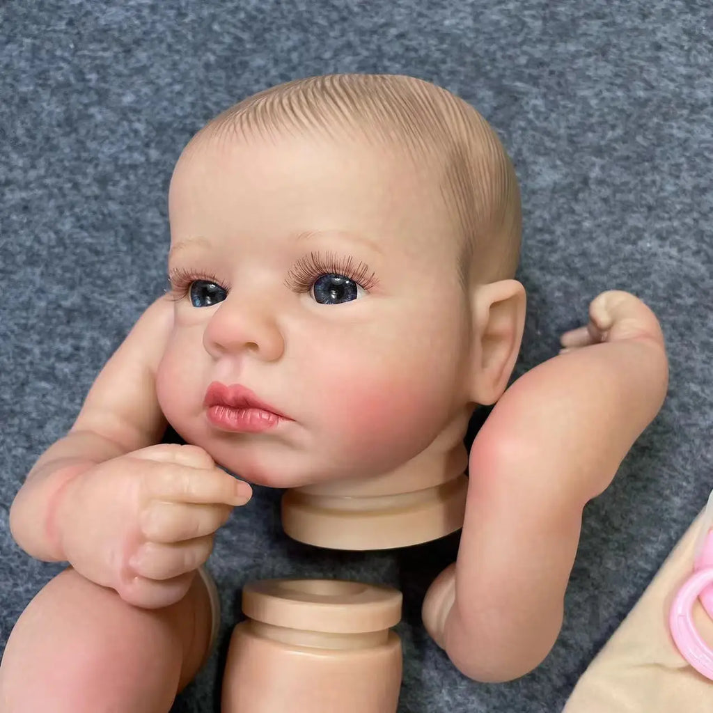 Reborn Baby Kit Vinyl Painted Skin Unassembled Doll Parts