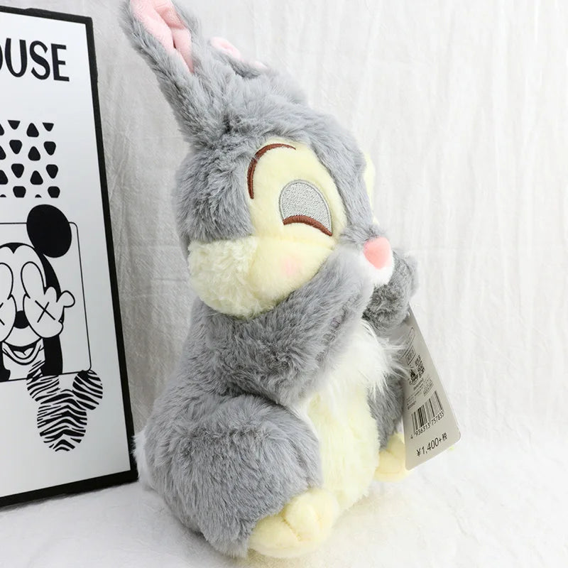 Bambi Thumper Plush Yellow Gray Bunny Stuffed Animal Cute Soft Anime Doll Party Gifts For Collectors Table Home Decor Present