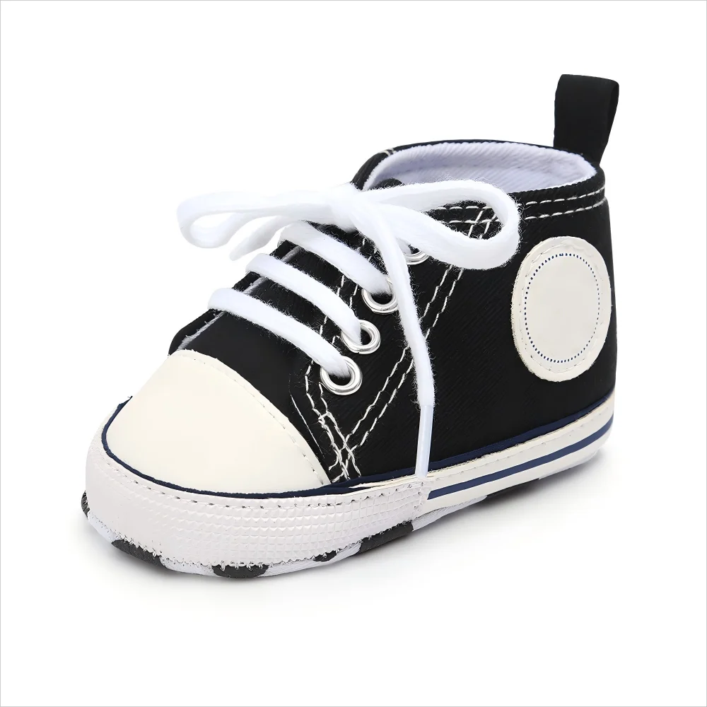 Unisex Baby Canvas Shoes 0 To 18 Months Multicolor Classic Casual Anti Slip Soft Sole First Walkers