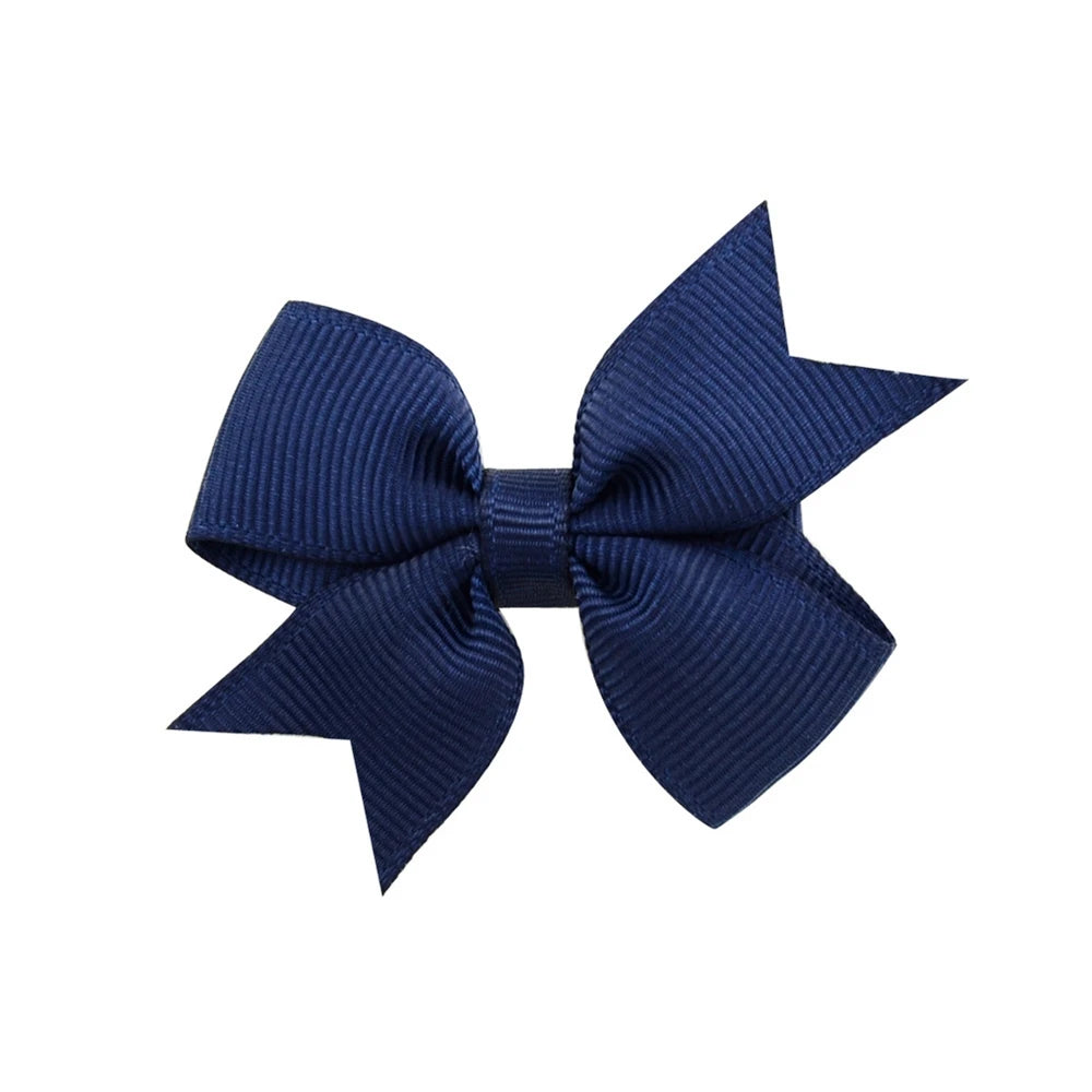 20PCS 2.2'' Baby Hair Clips Newborn Girls Fully Lined Tiny Hair Bows Alligator Clips for Infants Toddlers Photography Props