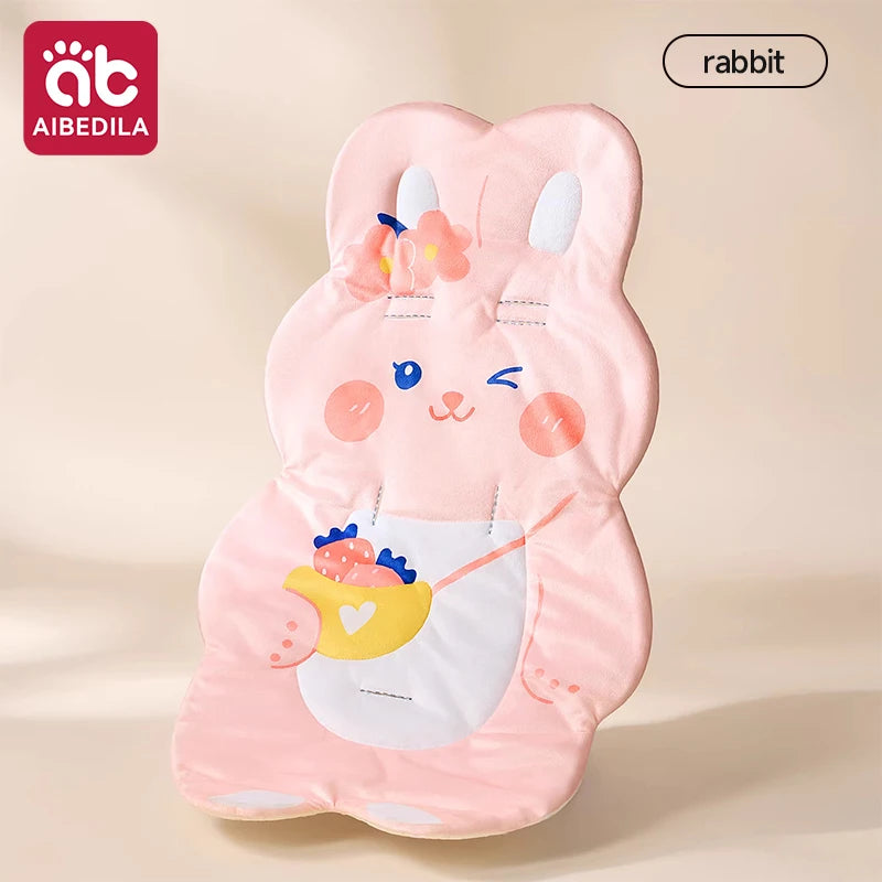 Stroller Cushion Head Pillow Support Sleeve Pram Pad Soft Thickened Cotton Baby Carriage Accessories Warm Baby Stroller Seat