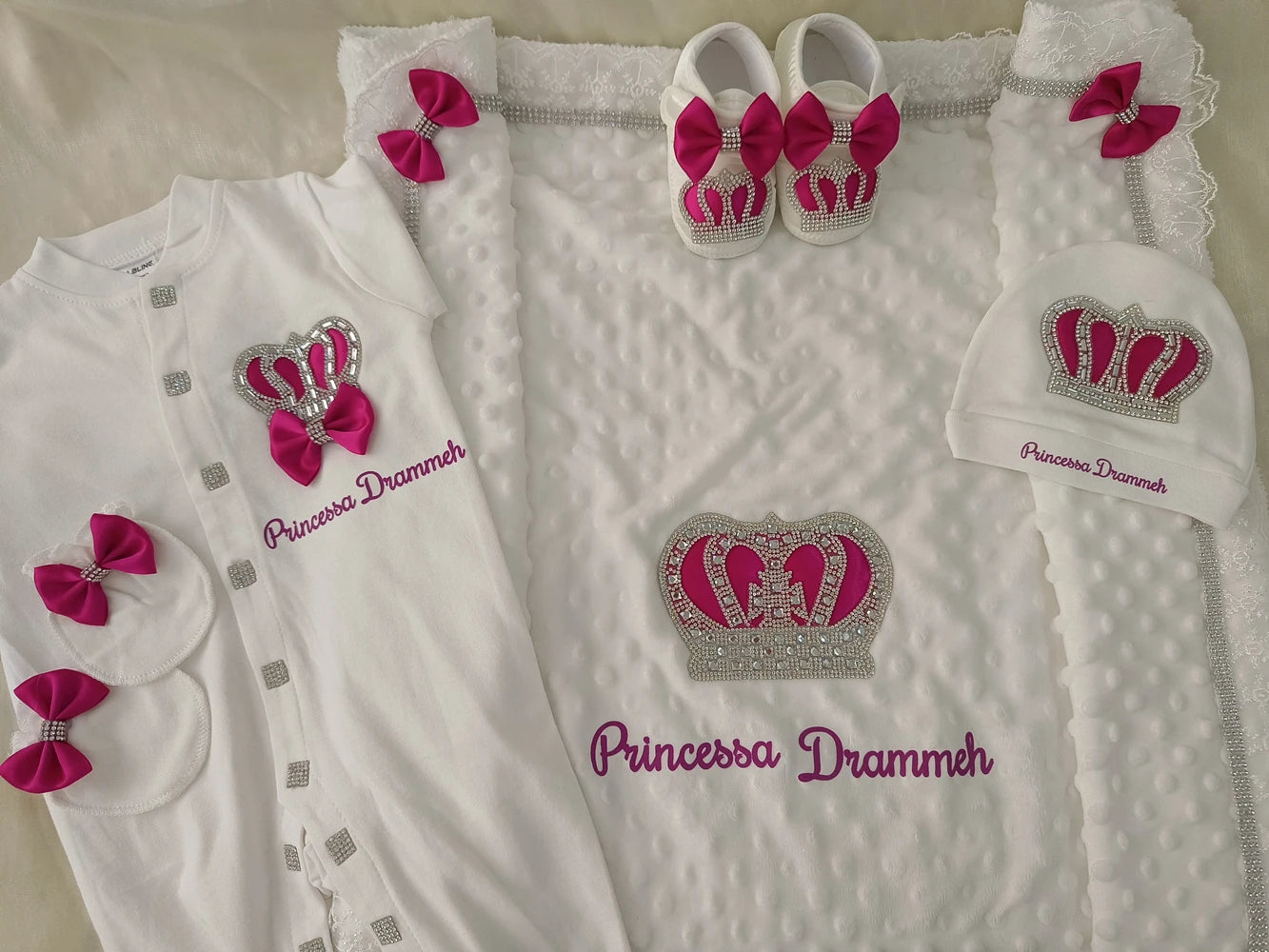 Your Perfect Cotton Outfit Set With Personalization Crown