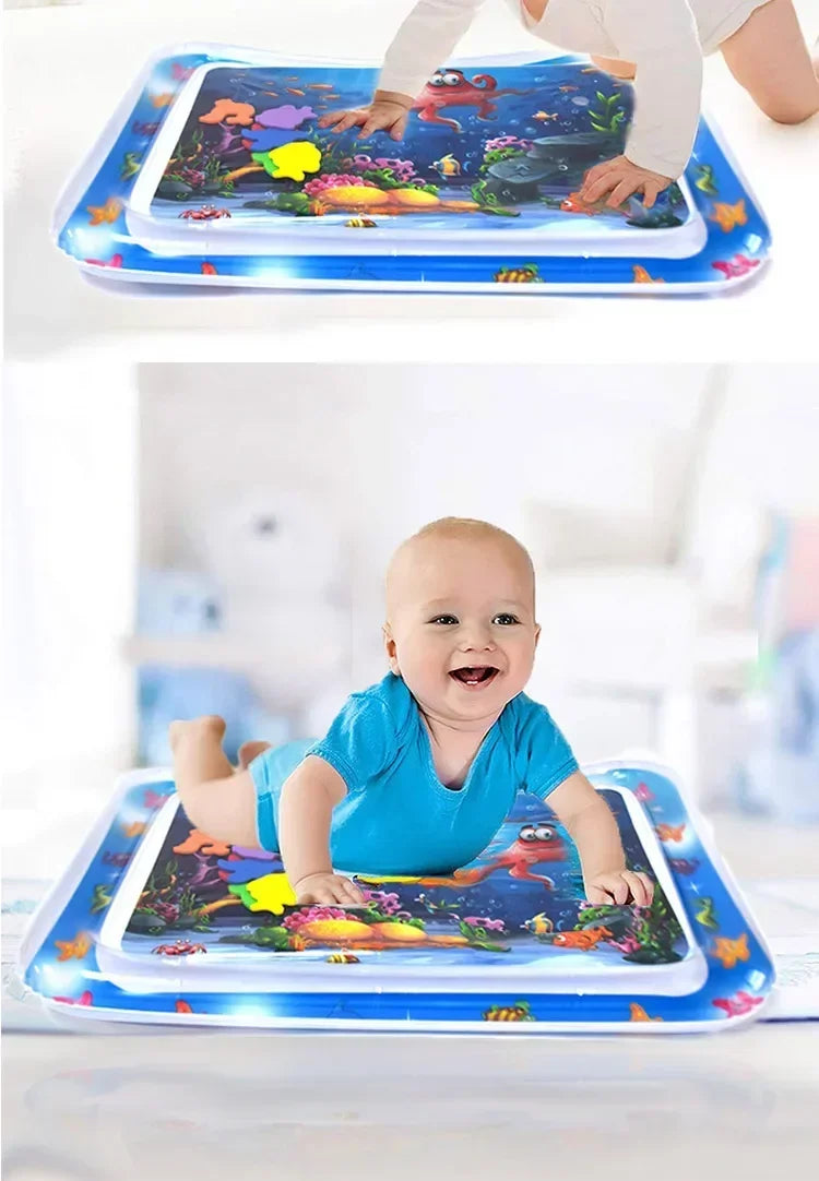 Baby Tummy Time Sensory Water Mat PVC Activity Play Mat