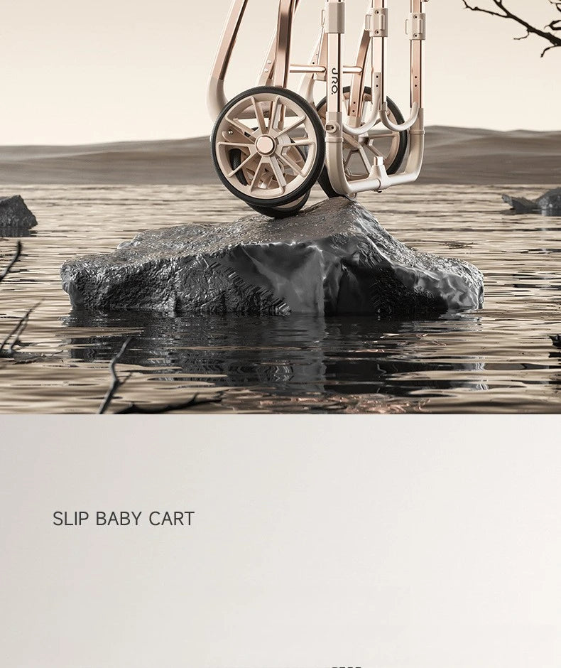 2025 New High-view Twin Baby Stroller Can Sit or Lie Down Baby Stroller Lightweight Foldable Double Baby Stroller