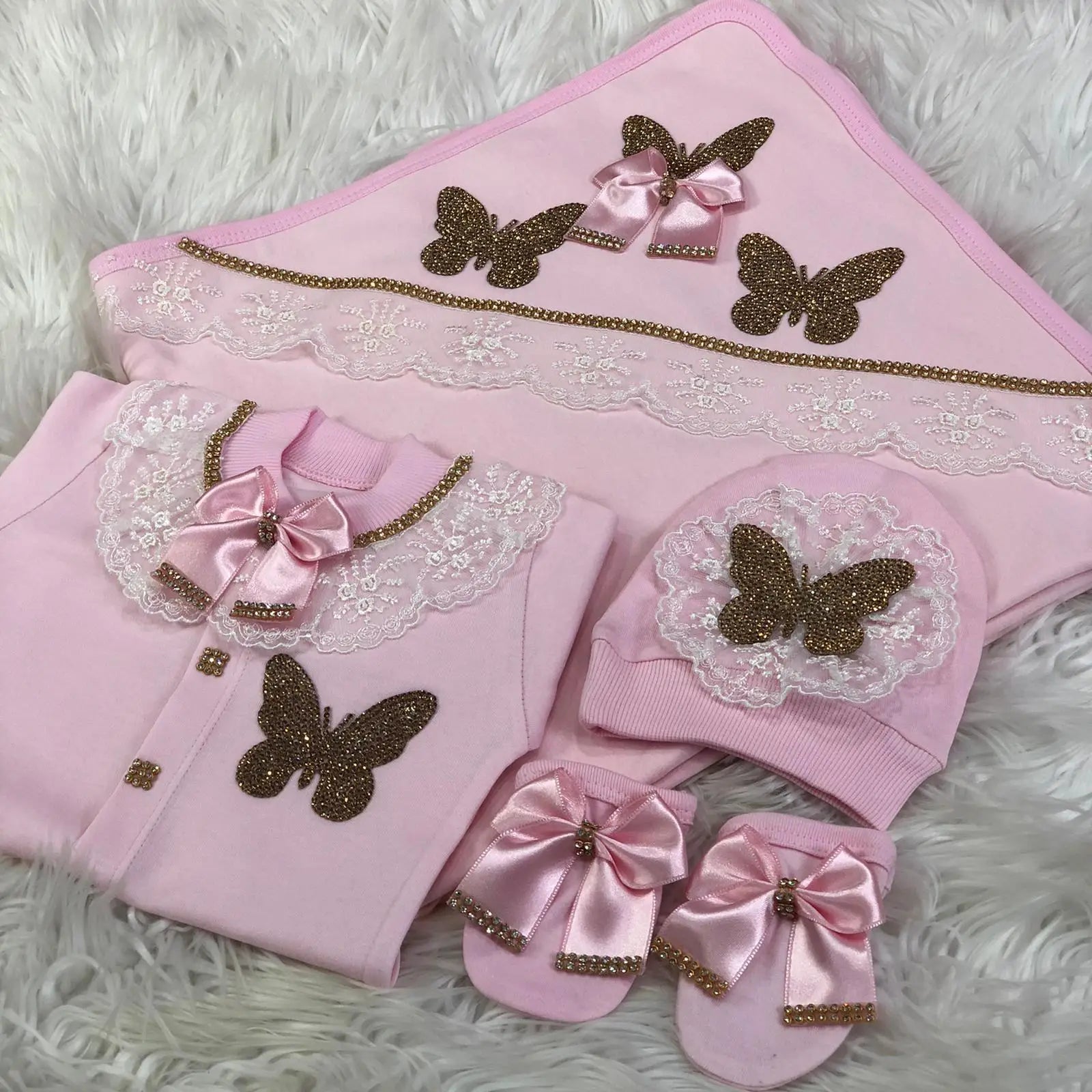 Your Newborn Welcome Set Soft Cotton Outfit And Blanket