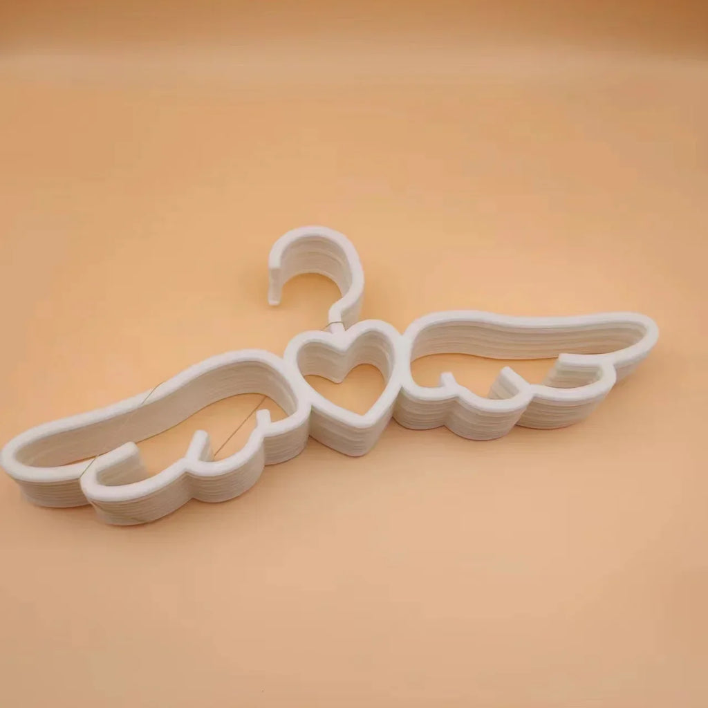 20/10/5pcs Hanger Angel Love Clothes Hanger Household Seamless Cute Clothes Hanger Tie Scarf Drying Clothes Rack Wholesale