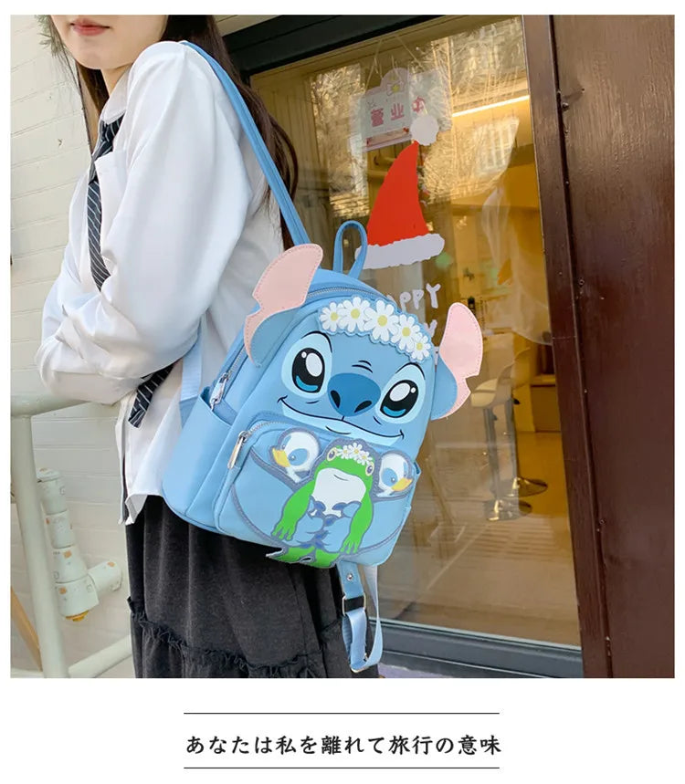 Disney cartoon Mary Cat Kids Backpack Donald duck Schoolbag Girls Boys Cute Backpack Bag
