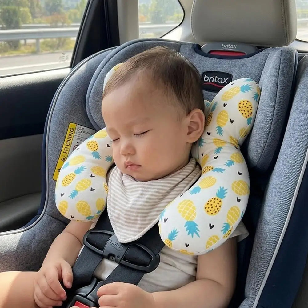 Baby Pillow Protective Travel Car Seat Head Neck Support Pillows Children U Shape Headrest Toddler Cushion For Kids