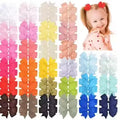 20/40/60pcs Holiday Hair Clip Baby Girls Hair AccessoriesRandom Color Bow Hair Clip Sets Simple
