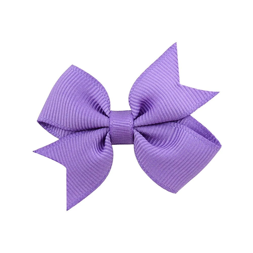 20PCS 2.2'' Baby Hair Clips Newborn Girls Fully Lined Tiny Hair Bows Alligator Clips for Infants Toddlers Photography Props