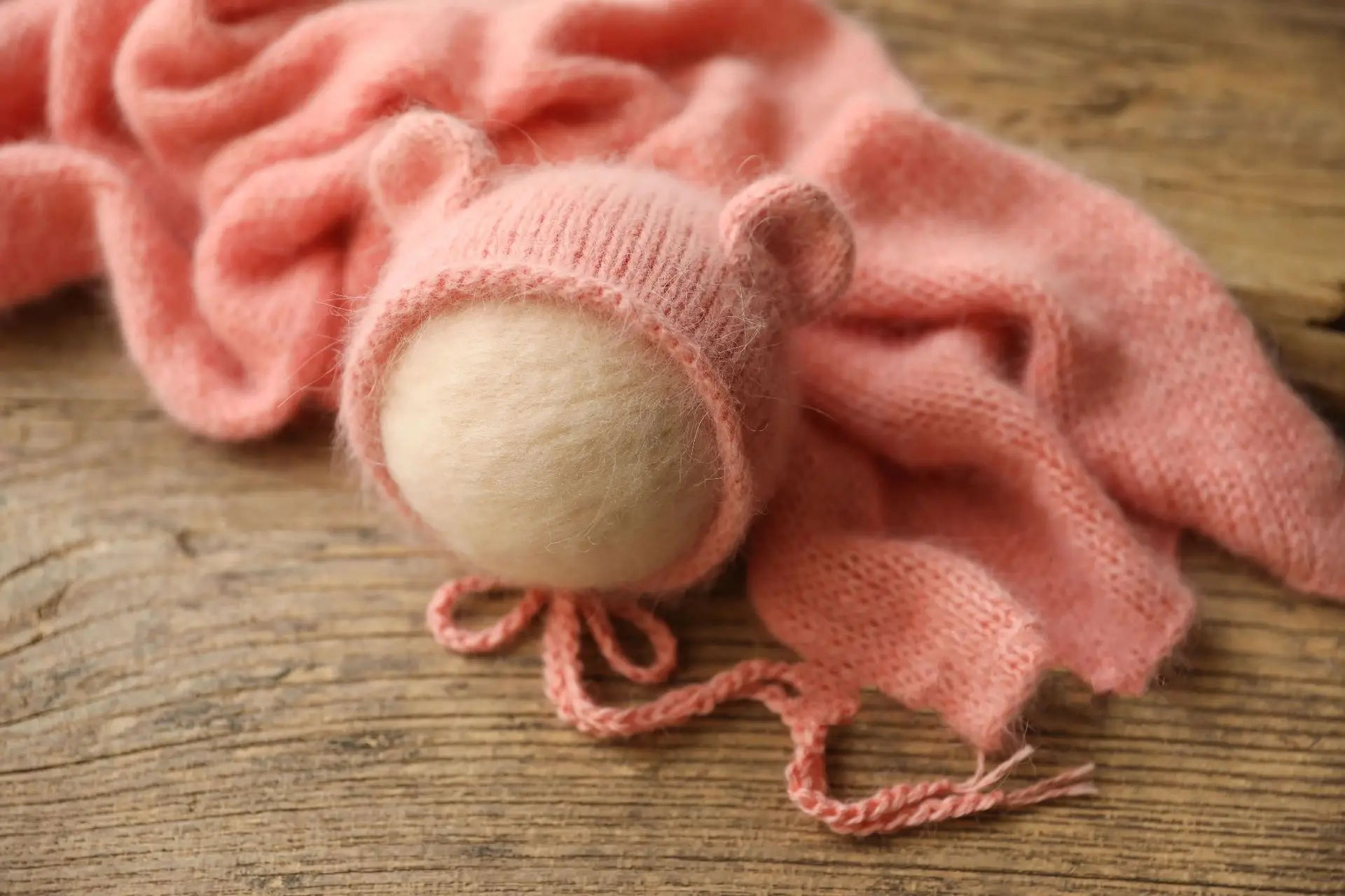 Newborn Cute Little Bear Hat Newborn Photography Props Knit Baby Girl Boy Bear Hat Baby Photography Props Aceessries