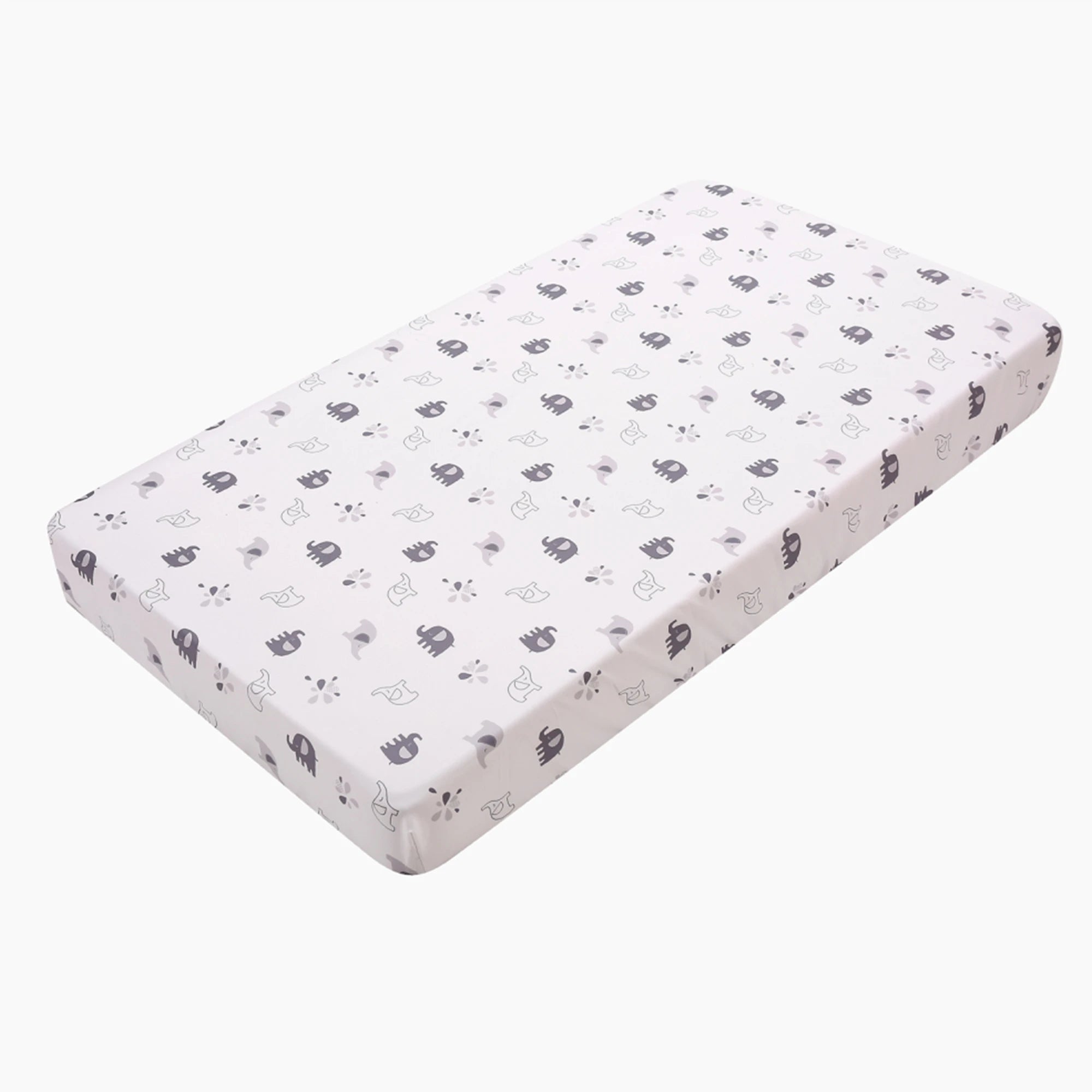 4Pcs newborn baby Toddler Crib Bedding Set Baby Cot juegos de cama de bebé (Comforter Fitted Sheet Crib Skirt Blanket)