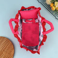 Hand Pull Basket Dollhouse Accessory Cute Design Fit Dolls Under 35cm Dress Up Toy Gift For Little Girls