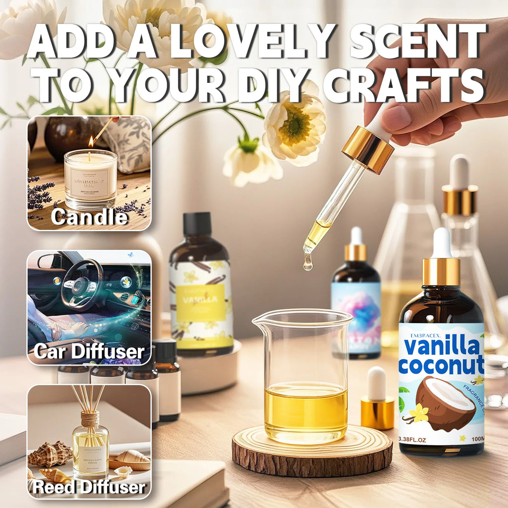 100ml Baby Powder Essential Oil Car Air Freshener Oil For Diffusers, DIY Projects, Warm Scent Candle Making, Gift for Friends