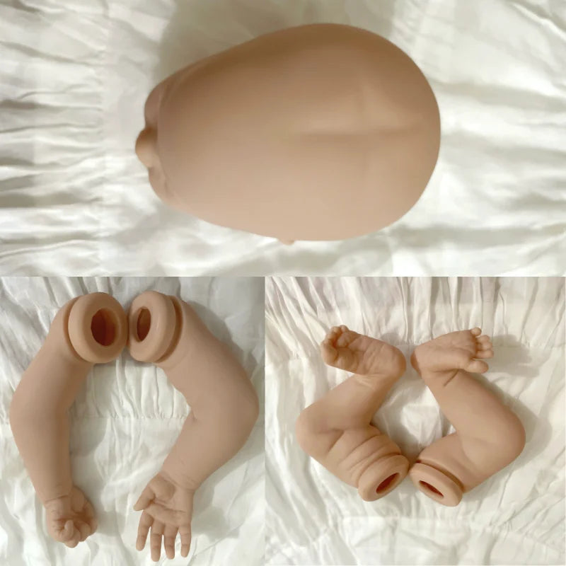 Reborn Doll Kit Vinyl Unpainted Parts 17-Inch Newborn-Size DIY Kit