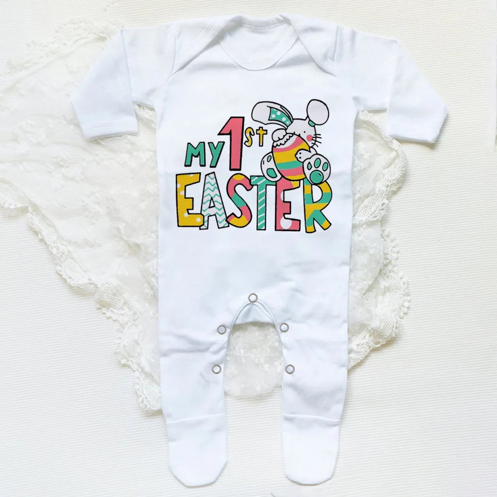 Your Perfect My First Easter Unisex Baby Sleepsuit Romper For Cozy Hospital Homecoming