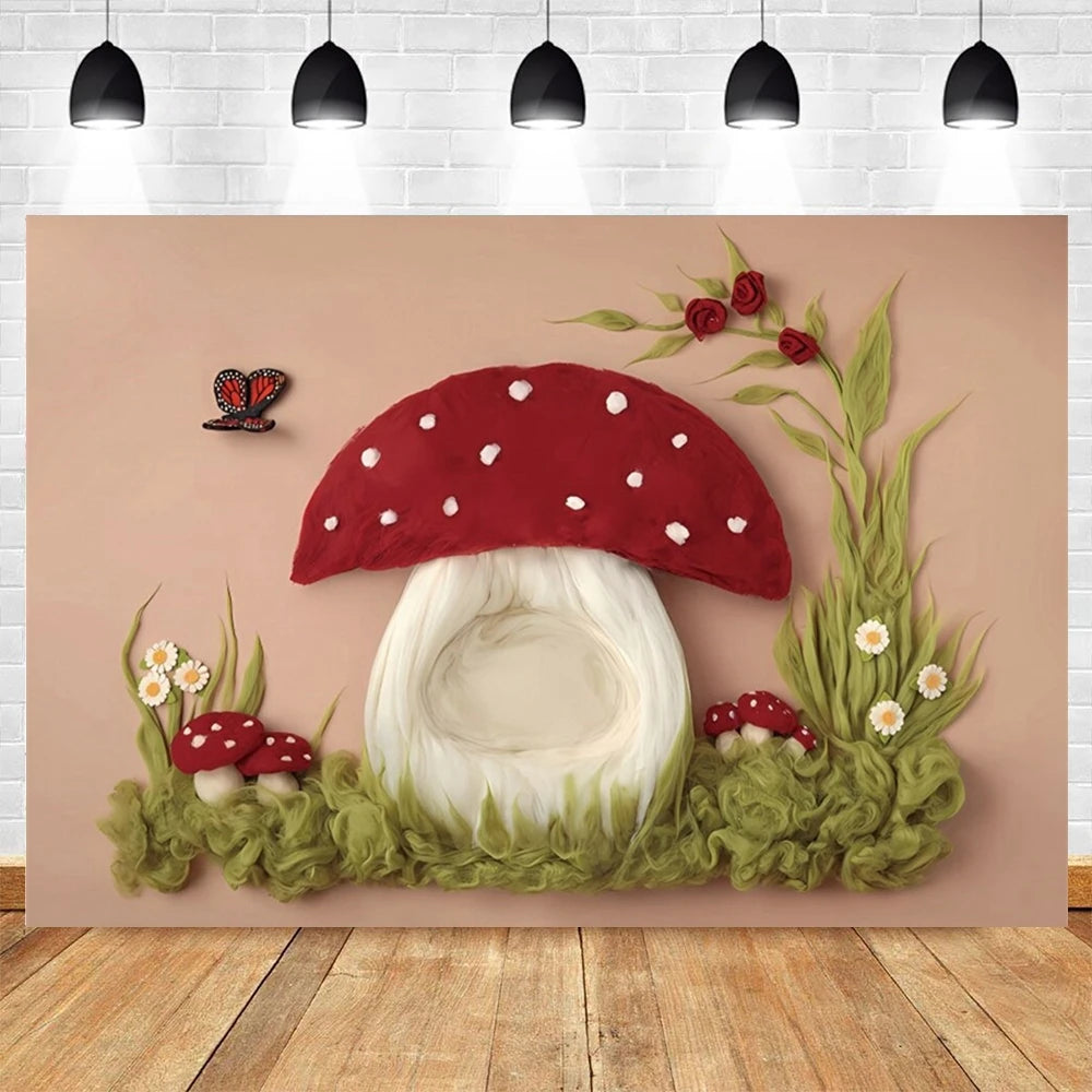 Your Newborn Photo Backdrop Floral Birthday Theme Studio Background For Kids Photo Shoots