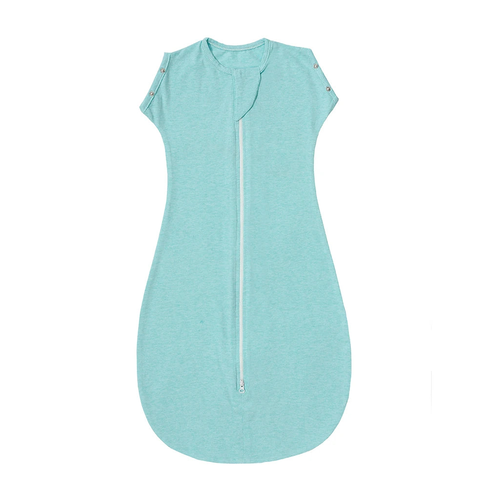 SU3009 Newborn Sleepsack Soft Cotton Natural Double Zipper