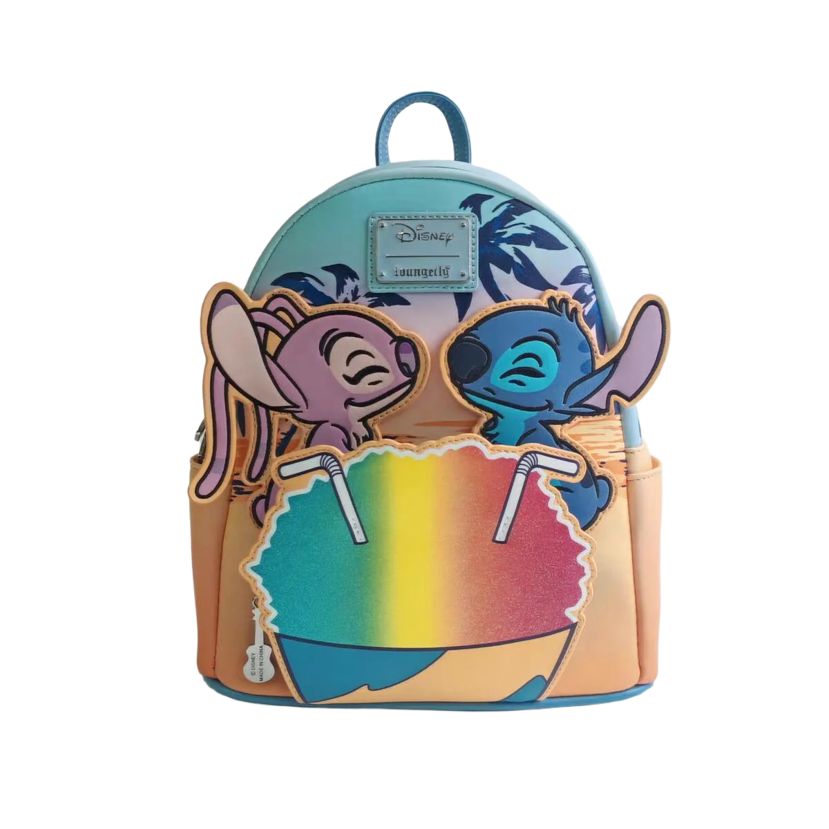 Hot Loungefly Disney co-branded Winnie the Pooh small size rainy day series backpack waterproof fashion children's bag