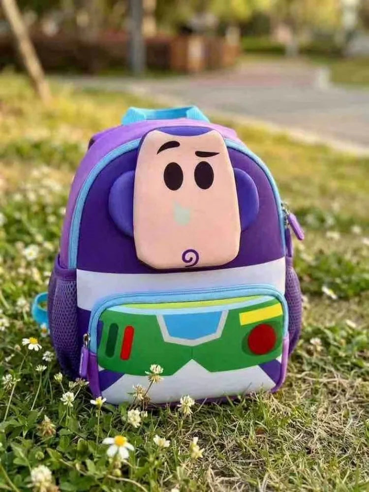 Toy Story Orthopedic Backpack Woody Buzz Lightyear Rex Ultra Light Spine Protection School Bag Kindergarten Primary Student Gift