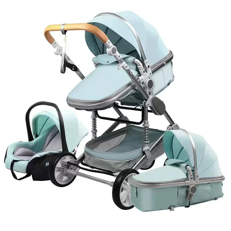 Your 3 In 1 Baby Stroller For Smooth Rides And Easy Outings Perfect Pushchair For Newborns