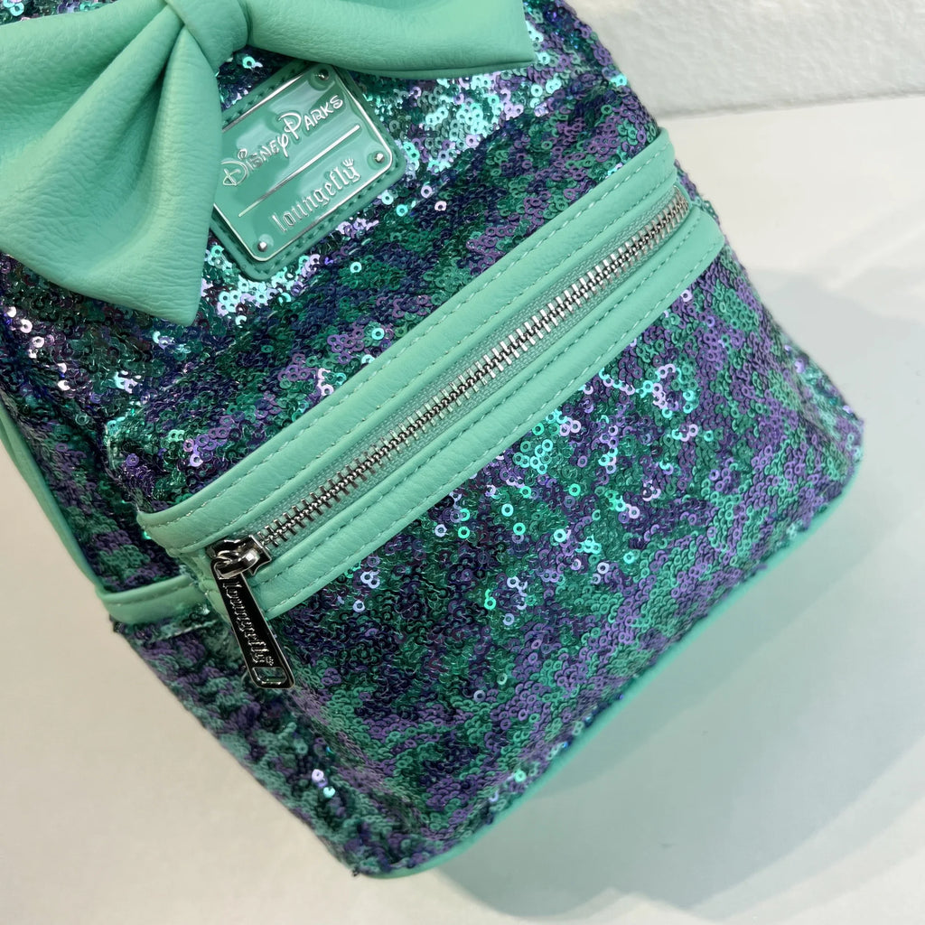 Mickey Fashion Backpack Travel Portable Storage Bag Creative Sequin Element Design Outdoor Travel Practical Peripheral Fun Gifts