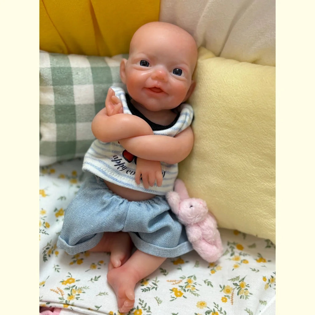 8Inch/20CM Full Body Silicone Reborn Girl&Boy Dolls Waterproof.