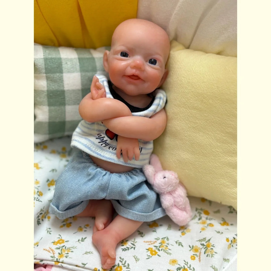 8Inch/20CM Full Body Silicone Reborn Girl&Boy Dolls Waterproof.