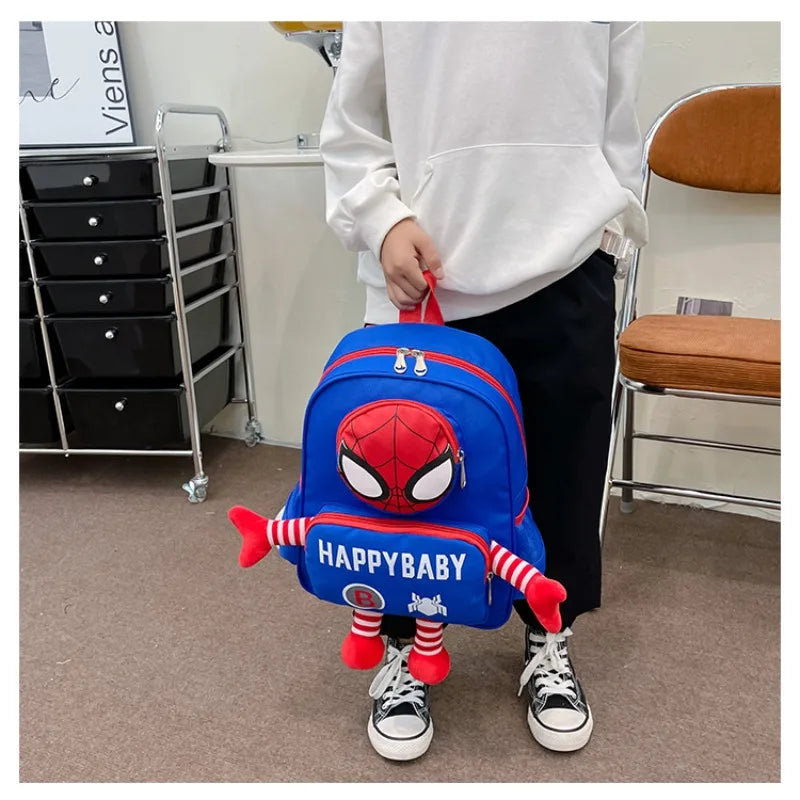 Disney backpack fashion cartoon cute boys and girls backpack lightweight anti-lost kindergarten bag