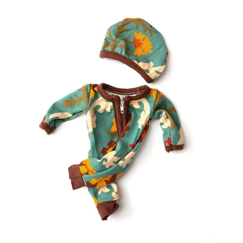 Doll Jumpsuit Cloth Slip-On For 10-12 Inch Dolls Quick Wardrobe Change