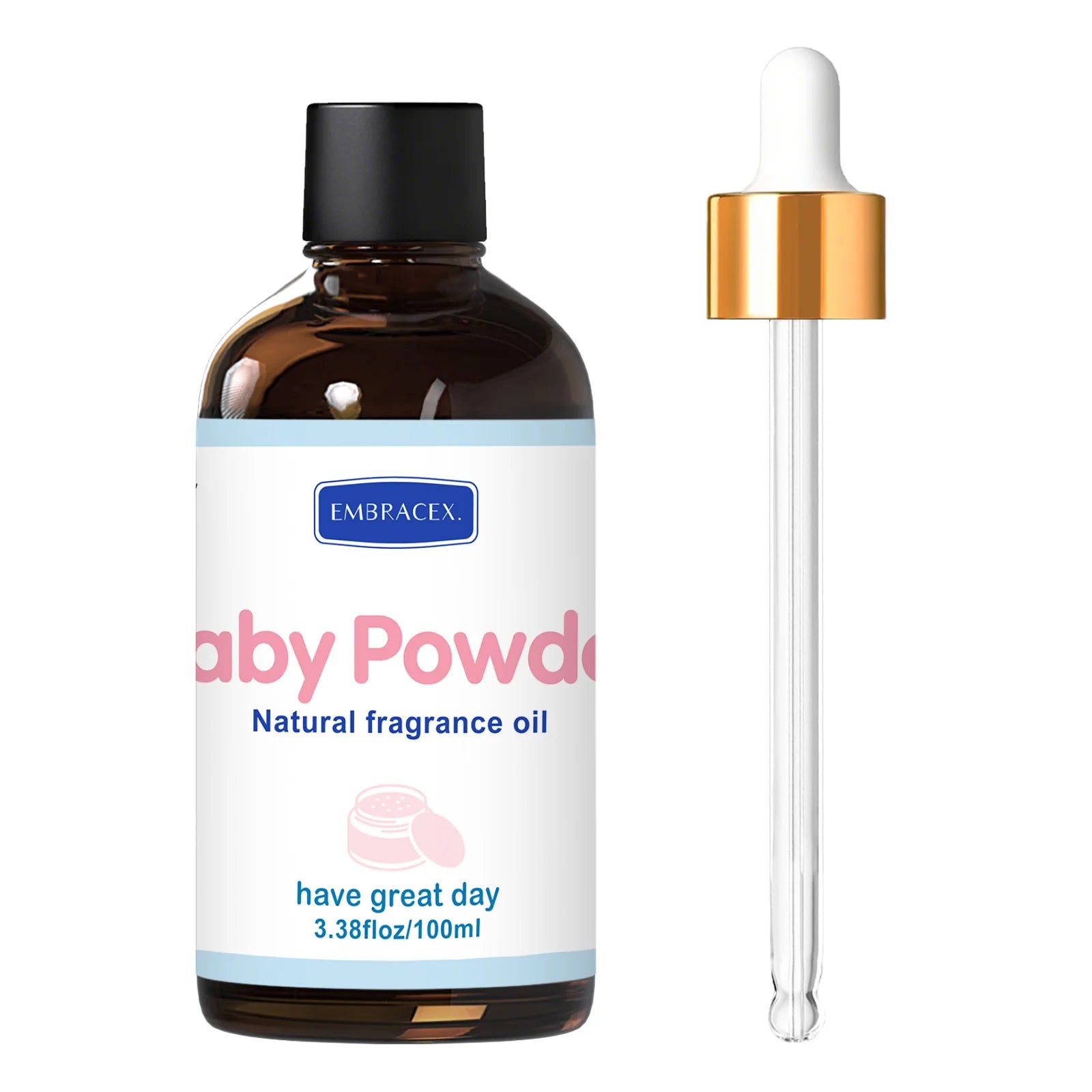 100ml Baby Powder Essential Oil Car Air Freshener Oil For Diffusers, DIY Projects, Warm Scent Candle Making, Gift for Friends